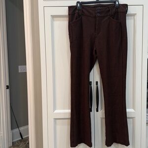 Studio by Torrid Trouser Boot pants. Size 16R. Brown/Black Plaid.